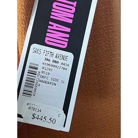 tom and linda platt dress Maderine Size 8 Shift Dress Lined NWT Front Slit - Picture 8 of 12